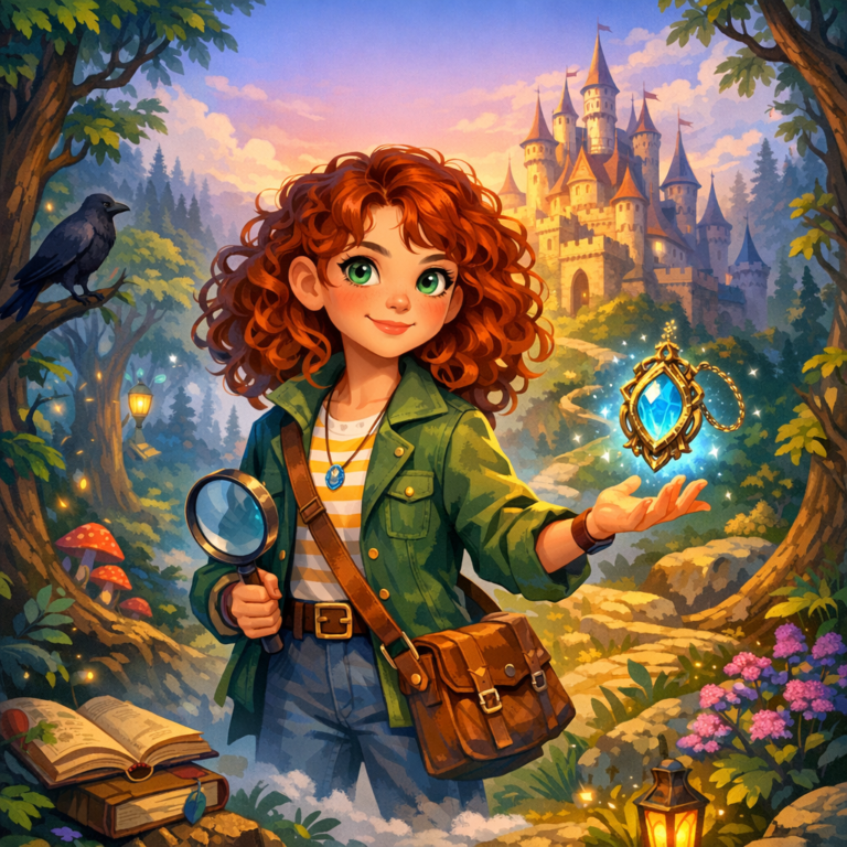 The Enchanted Detective and the Missing Amulet