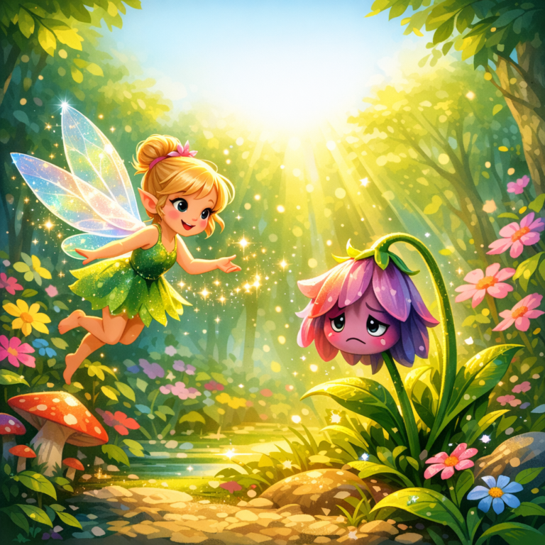 The Fairy and the Sad Flower